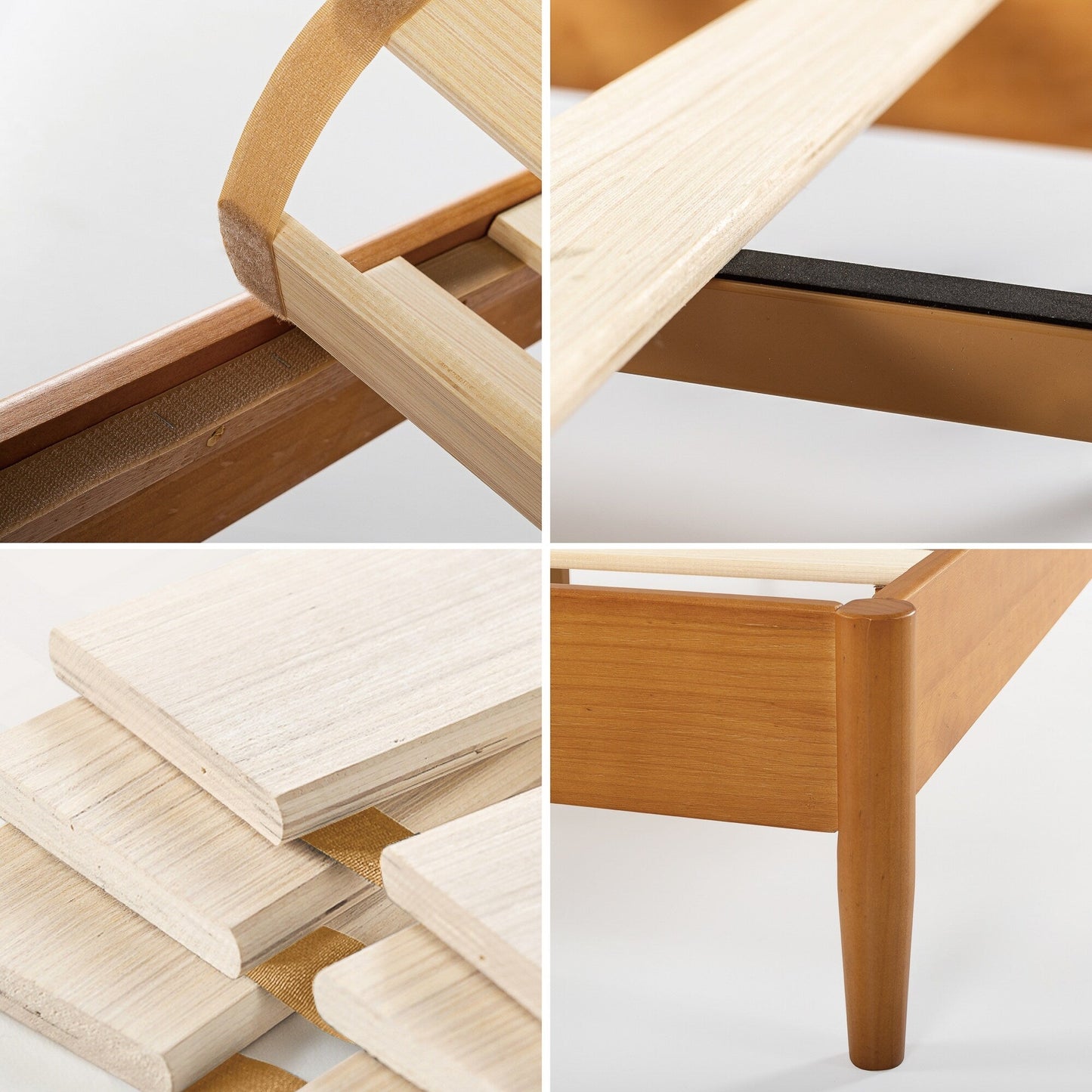 Priage di ZINUS Struttura per letto in legno di metà secolo