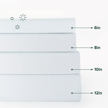 Materasso in memory foam al tè verde Priage by Zinus da 8 pollici