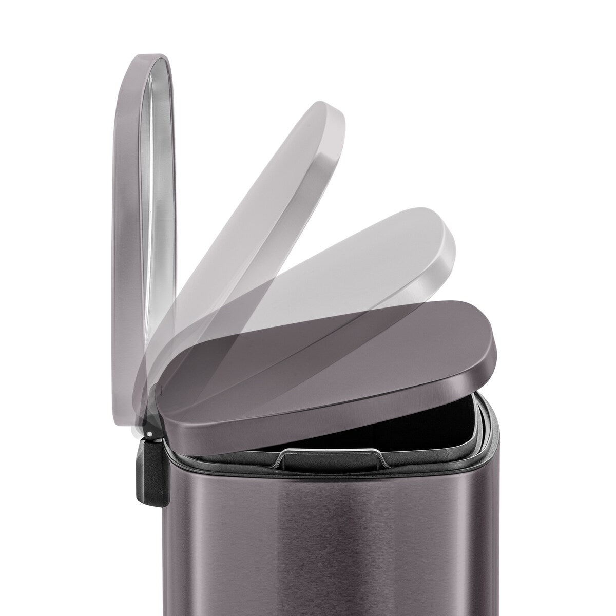 Qualiazero 13,2 GAL più DUE cestini per la spazzatura rettangolari da 1,3 GAL - Family Combo