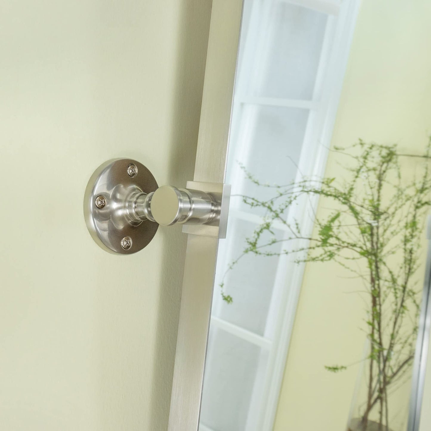 Specchio da parete in metallo girevole e inclinabile rettangolare Jonathan TEHOME