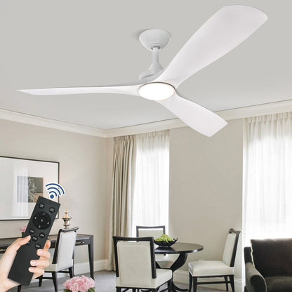 Ventilatore da soffitto con luci a filo e telecomando