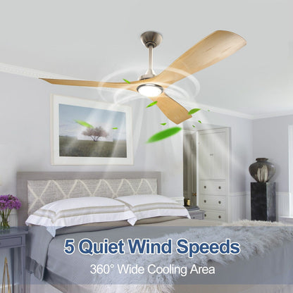 Ventilatore da soffitto con luci a filo e telecomando