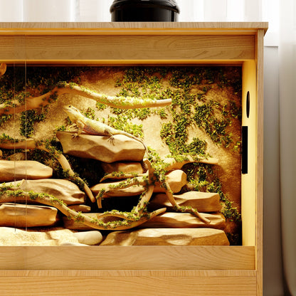 Habitat per rettili - Terrario spazioso per lucertole, serpenti e altro - 47.2