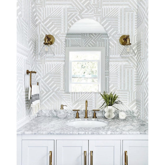 Specchio da bagno moderno senza cornice Rita Arch