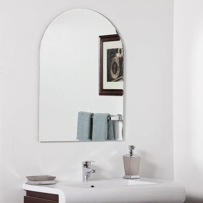 Specchio da bagno moderno senza cornice Rita Arch