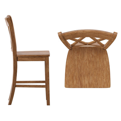 Sedie da bar Ronda Double X-Back (set da 2)