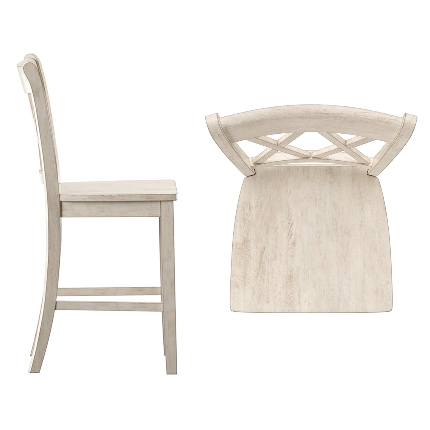 Sedie da bar Ronda Double X-Back (set da 2)