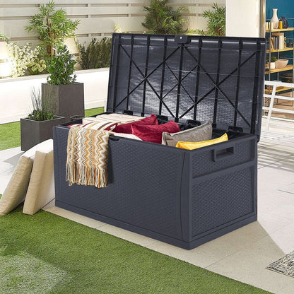 SUNCROWN 75-120 galloni di contenitore per esterni in resina resistente alle intemperie per mobili e forniture