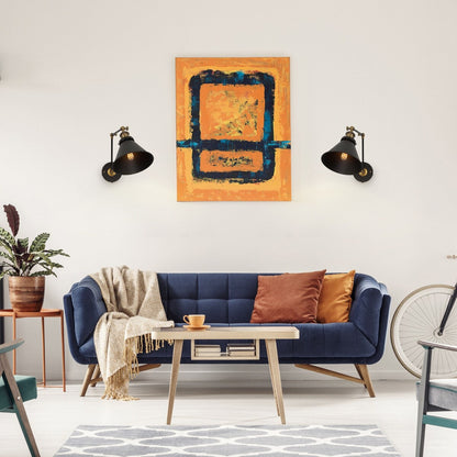 Malryn Set di 2 moderne luci a braccio oscillante regolabili Applique da parete con spina/cablaggio