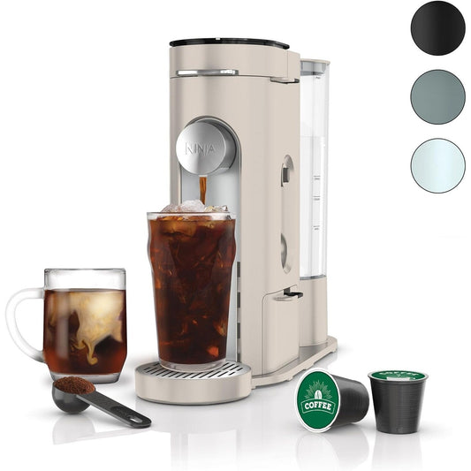 Macchina per caffè monodose Stone, compatibile con K-Cup, serbatoio da 56 once, preparazione con fondi di caffè, caffè freddo
