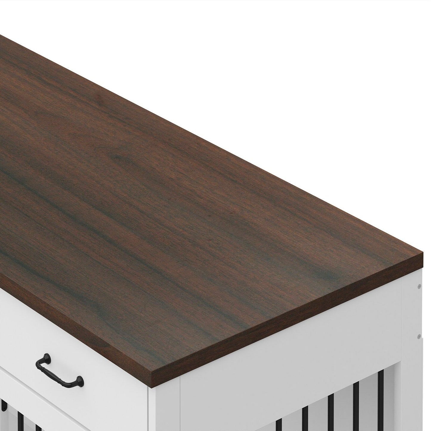 Elegante mobile in legno per cuccia per cani con contenitore, 3 cassetti