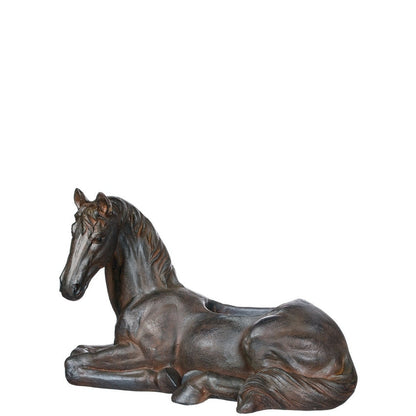Vaso a forma di cavallo di Sullivans, 16H, bronzo - 24L x 14W x 16H
