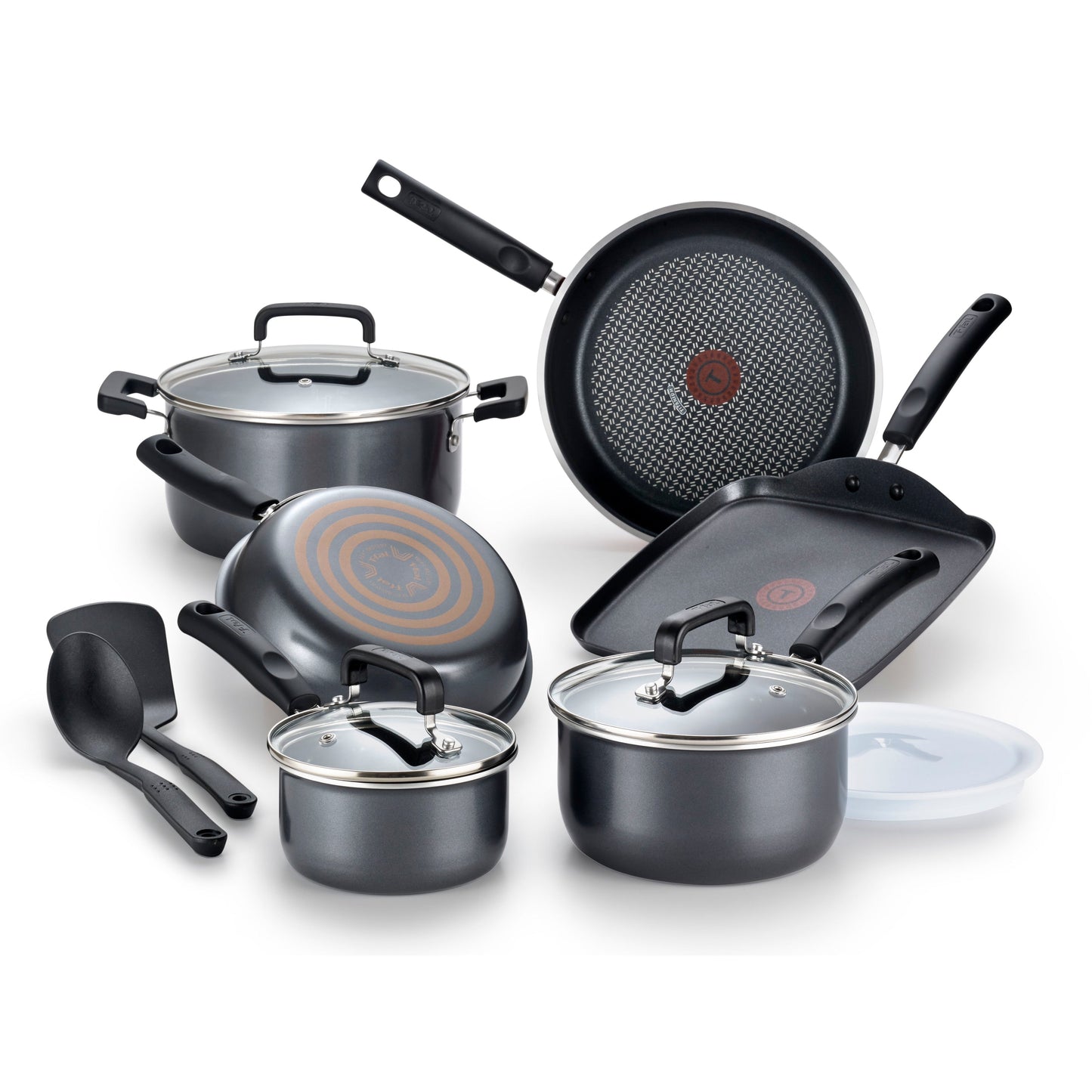 Set di pentole T-fal Signature da 12 pezzi