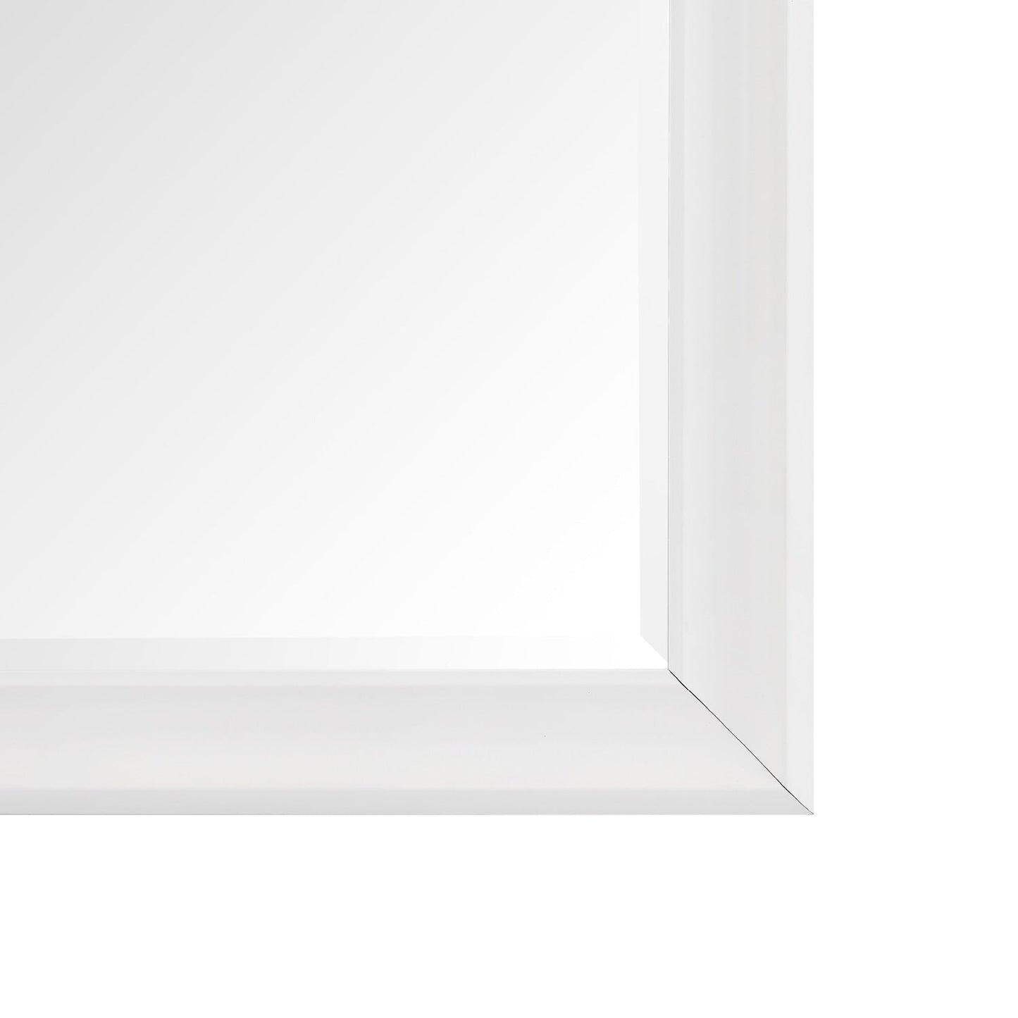 Specchio alto, specchio a figura intera, specchio di grandi dimensioni, cornice liscia in finto legno, specchio rettangolare da parete