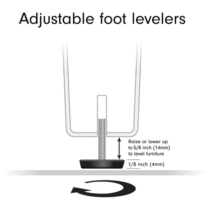 Supporto TV rettangolare Tillman per TV fino a 75