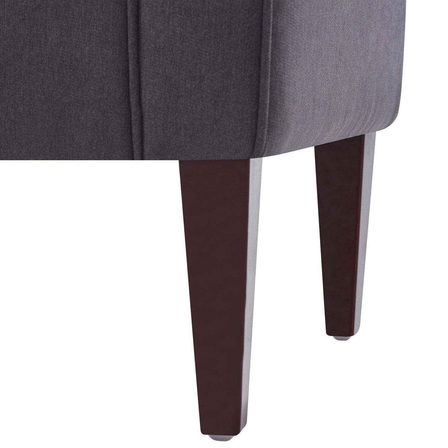 Panca contenitore imbottita, panca con braccioli, panca d'ingresso con piano ribaltabile trapuntato, 50,4 pollici