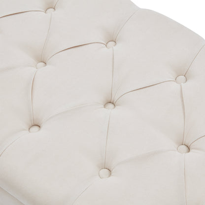 Panca contenitore imbottita, panca con braccioli, panca d'ingresso con piano ribaltabile trapuntato, 50,4 pollici