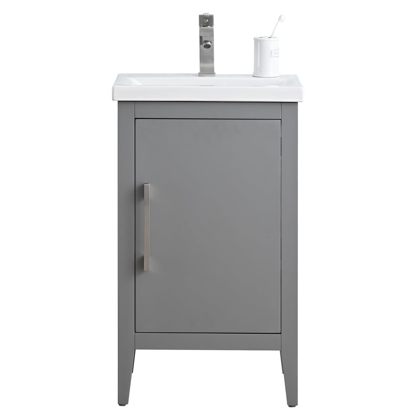 Mobiletto per lavabo da bagno Vanity Art 20 o 24 o 30 con piano in ceramica