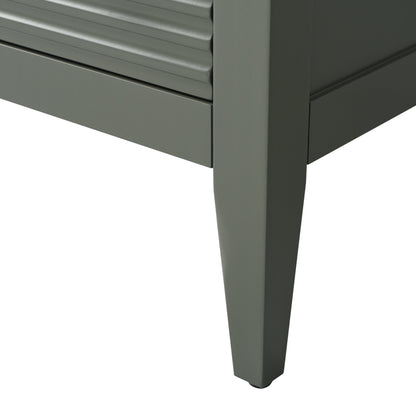 Mobiletto per lavabo da bagno Vanity Art 72 con doppio lavabo e piano in marmo ingegnerizzato