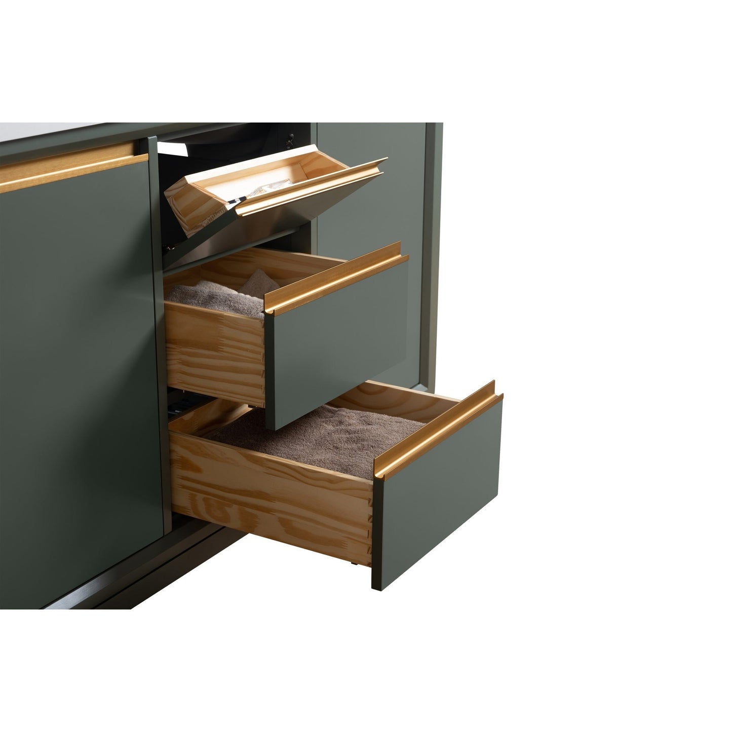 Mobile bagno Vanity Art con lavabo in ceramica e piano in marmo ingegnerizzato