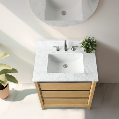 Mobile bagno Vanity Art con lavabo in ceramica e piano in marmo ingegnerizzato