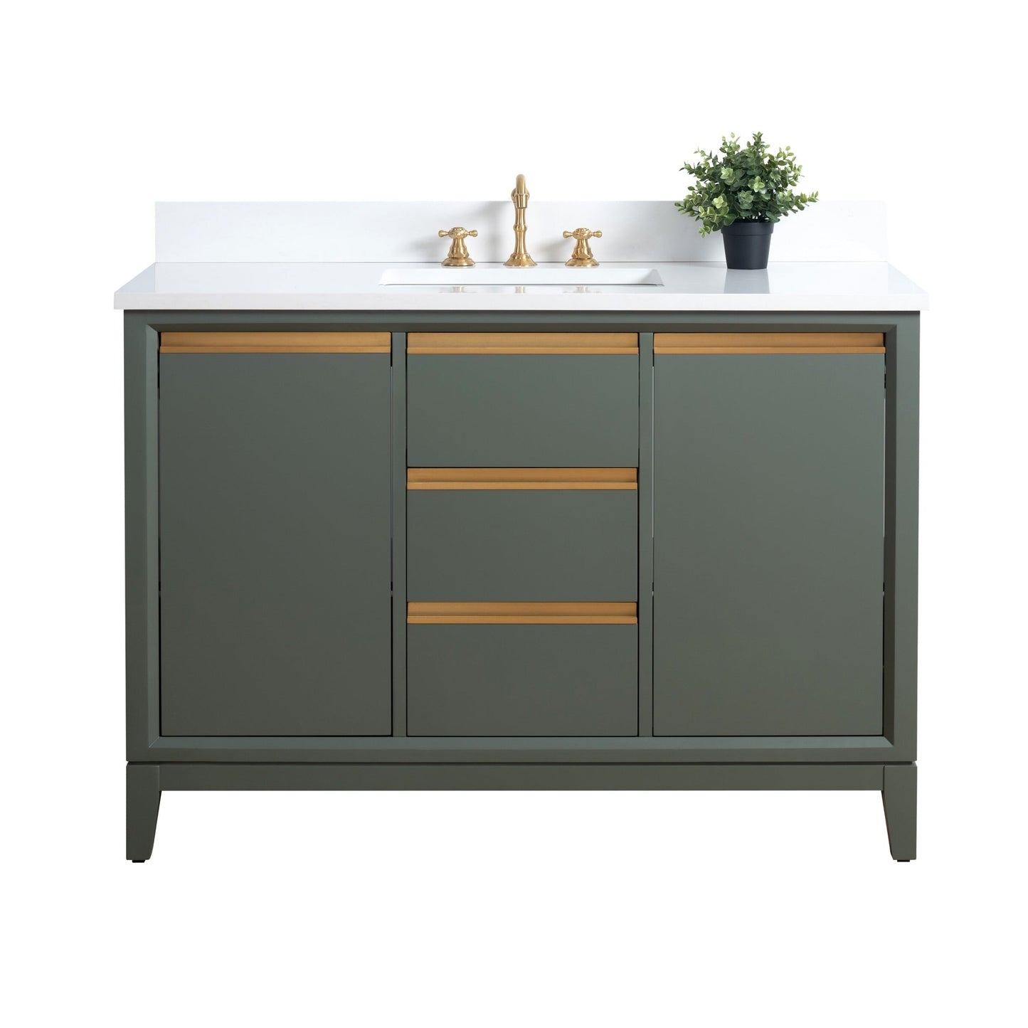 Mobile bagno Vanity Art con lavabo in ceramica e piano in marmo ingegnerizzato