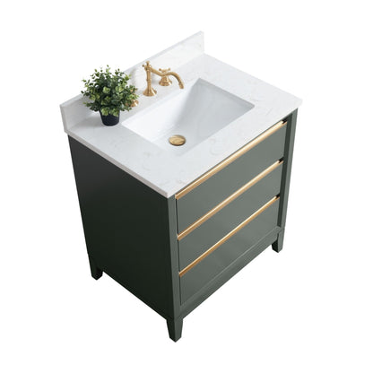 Mobile bagno Vanity Art con lavabo in ceramica e piano in marmo ingegnerizzato