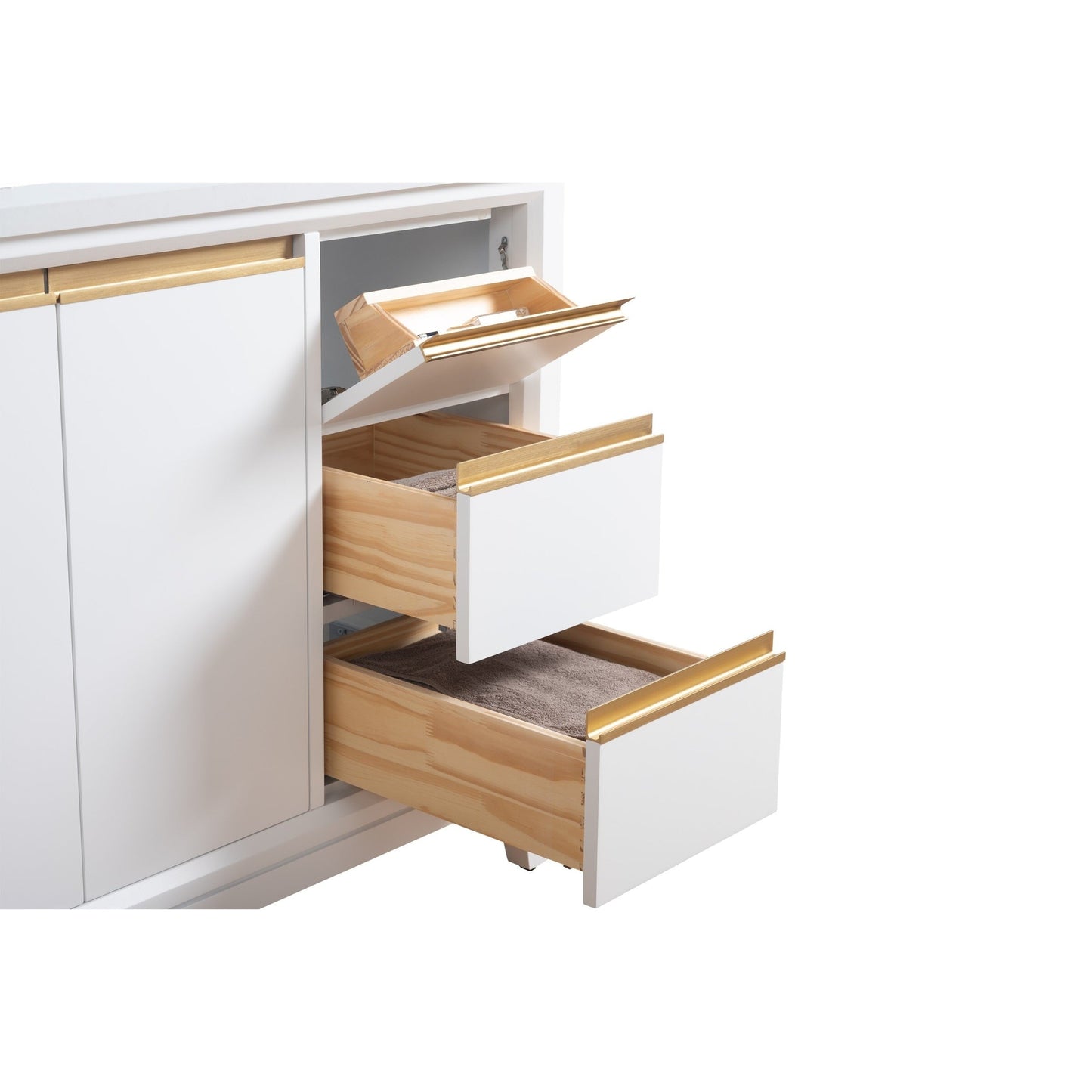 Mobile bagno Vanity Art con lavabo in ceramica e piano in marmo ingegnerizzato