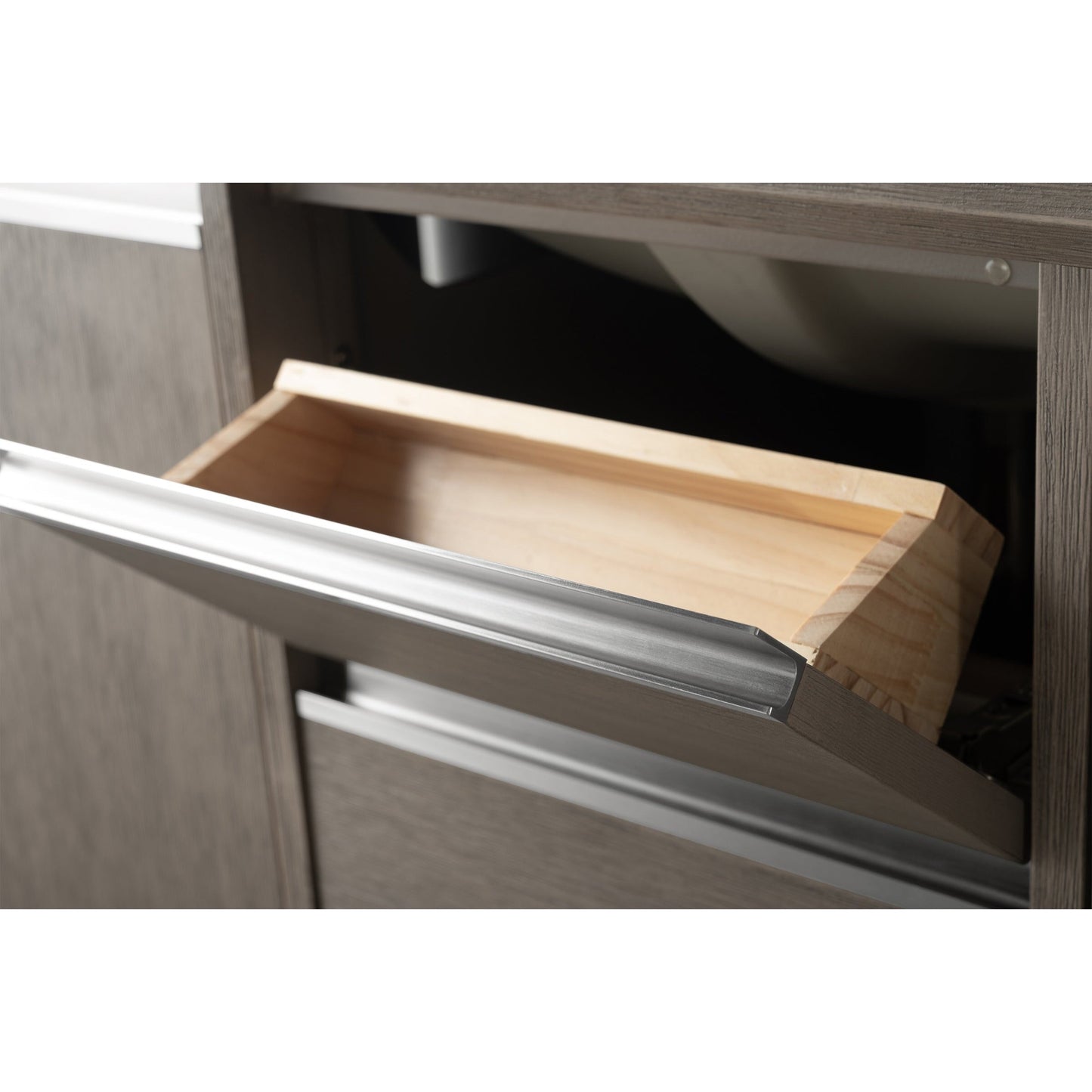 Mobile bagno Vanity Art con lavabo in ceramica e piano in marmo ingegnerizzato