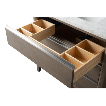 Mobile bagno Vanity Art con lavabo in ceramica e piano in marmo ingegnerizzato