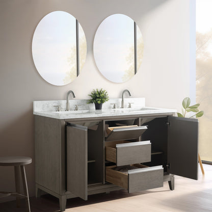 Mobile bagno Vanity Art con lavabo in ceramica e piano in marmo ingegnerizzato
