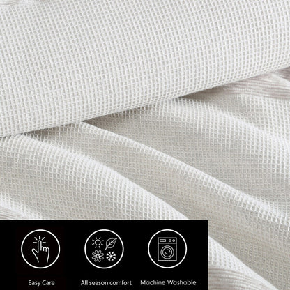 Set copripiumino beige a righe in ciniglia Vera Wang