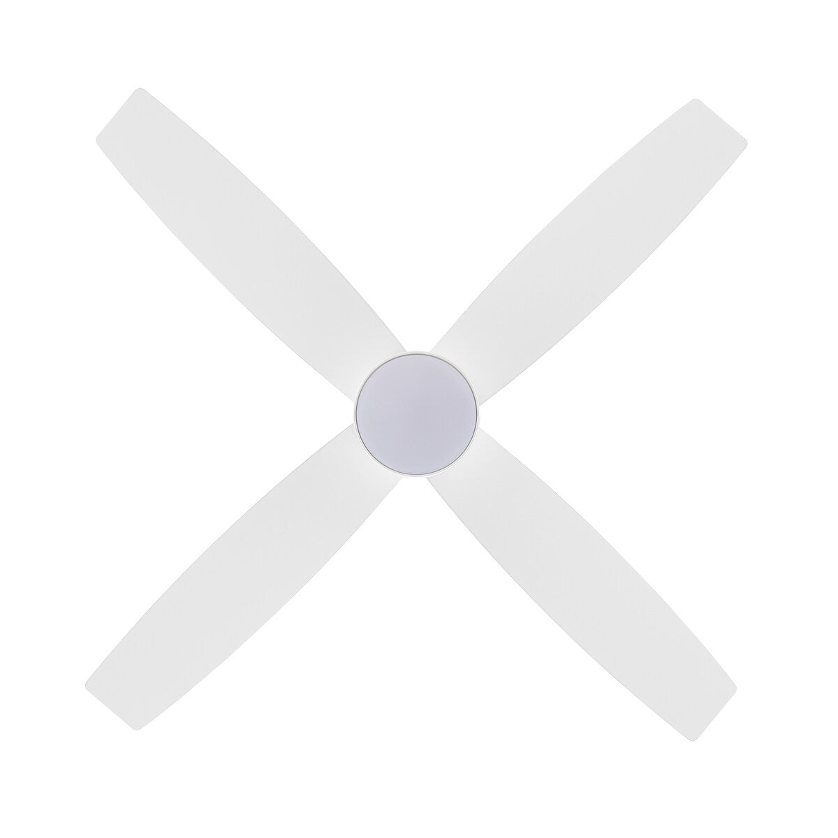 Ventilatore da soffitto a filo WINGBO da 44/52 pollici con luci e telecomando, 4 pale reversibili