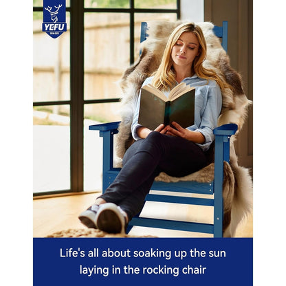 Sedia a dondolo da esterno WINSOON per tutte le stagioni, set da 2