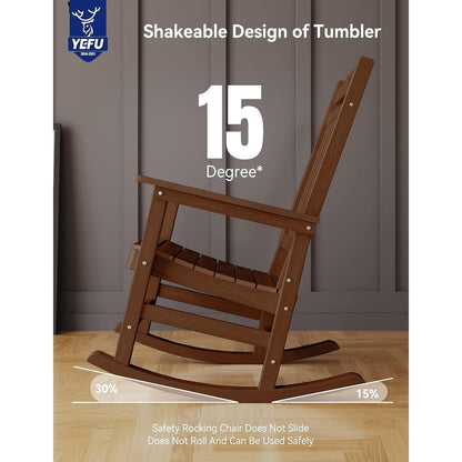 Sedia a dondolo da esterno WINSOON per tutte le stagioni, set da 2