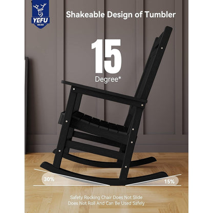 Sedia a dondolo da esterno WINSOON per tutte le stagioni, set da 2