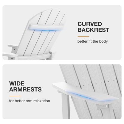 Sedia a dondolo da esterno WINSOON per tutte le stagioni, set da 2
