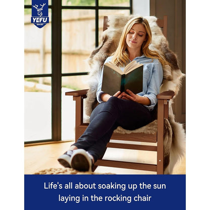 Sedia a dondolo da esterno WINSOON per tutte le stagioni, set da 2