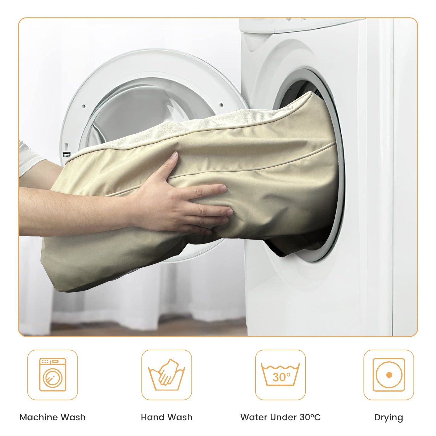 Letto per cani in schiuma ortopedica impermeabile WOWMAX per cani di grossa taglia