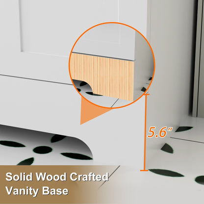 Mobile bagno Wavy Line 30/36/48 con lavabo e rubinetto