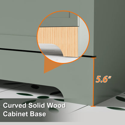 Mobile bagno Wavy Line 30/36/48 con lavabo e rubinetto