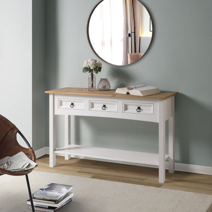 Consolle da ingresso in legno con 3 cassetti Corona | Furniture Dash - N/D