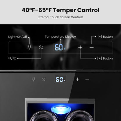 Mini frigorifero per vino Yeego da 8 bottiglie